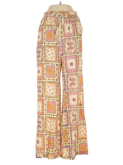 Pre-owned Doe & Rae Casual Pants In Gold