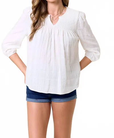 Doe & Rae Dawes Top In White