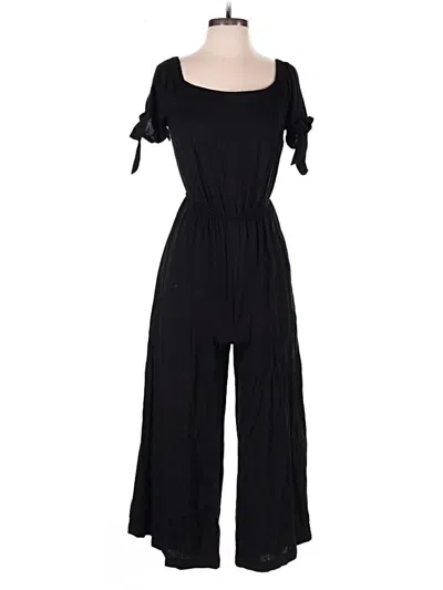 Pre-owned Doe & Rae Jumpsuit In Black