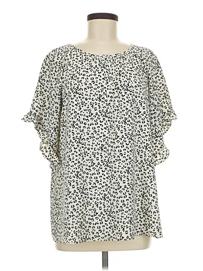 Pre-owned Doe & Rae Kimono In Ivory