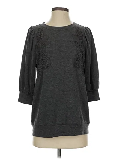 Pre-owned Doe & Rae Pullover Sweater In Gray