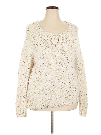 Pre-owned Doe & Rae Pullover Sweater In Ivory