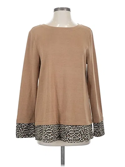 Pre-owned Doe & Rae Pullover Sweater In Tan