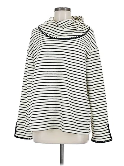 Pre-owned Doe & Rae Pullover Sweater In White