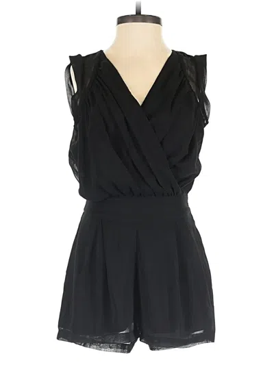 Pre-owned Doe & Rae Romper In Black