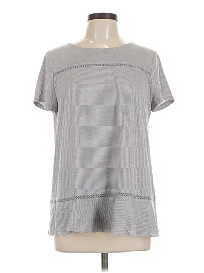 Pre-owned Doe & Rae Short Sleeve T-shirt In Gray