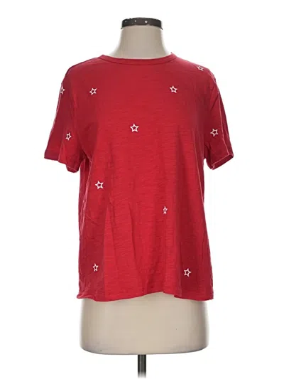 Pre-owned Doe & Rae Short Sleeve T-shirt In Red