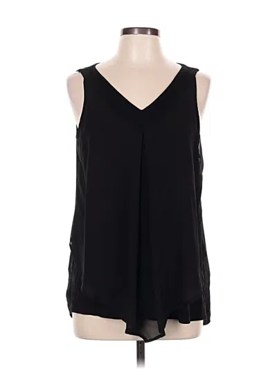 Pre-owned Doe & Rae Sleeveless Blouse In Black