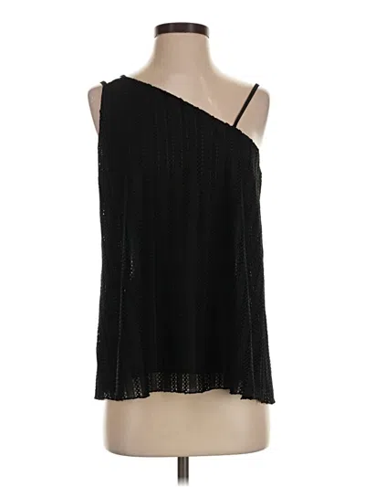 Pre-owned Doe & Rae Sleeveless Blouse In Black