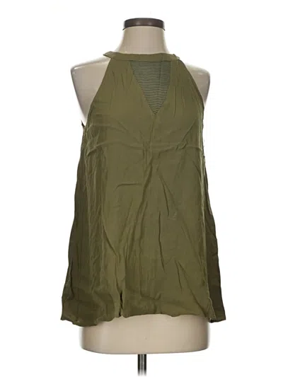 Doe & Rae Sleeveless Blouse In Green