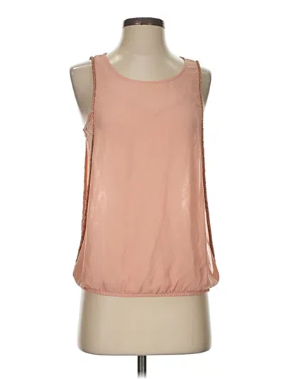 Pre-owned Doe & Rae Sleeveless Blouse In Pink