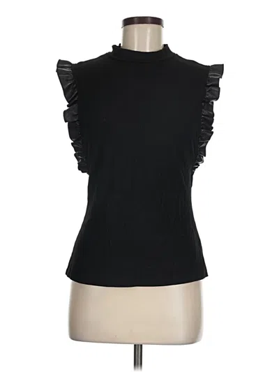 Pre-owned Doe & Rae Sleeveless T-shirt In Black