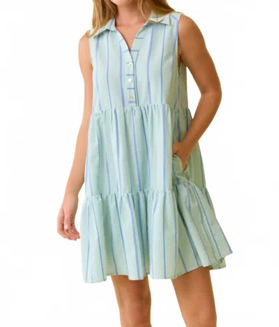 Doe & Rae Tilton Dress In Blue