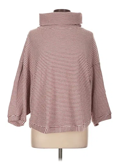 Pre-owned Doe & Rae Turtleneck Sweater In Burgundy