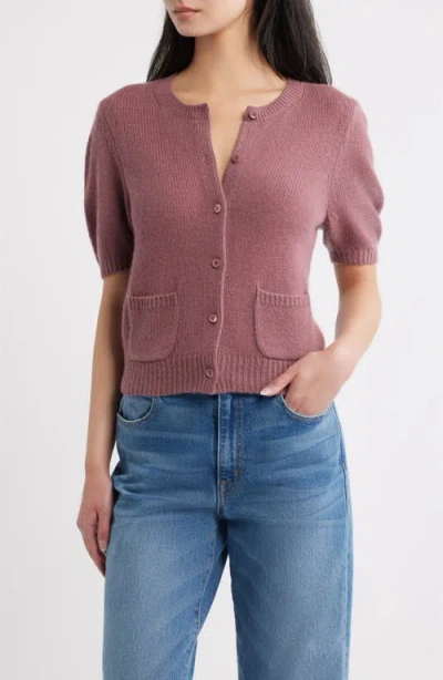 Doen Dôen Alesia Cashmere Cardigan In Rose Mauve