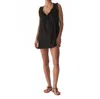 Doen Almadia Mini Dress In Black In Black