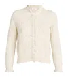Shop Doen Alpaca-blend Claudie Cardigan In Ivory