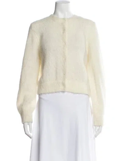 Pre-owned Doen Alpaca Crew Neck Sweater In Neutral