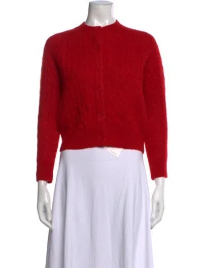 Pre-owned Doen Alpaca Crew Neck Sweater W/ Tags In Red