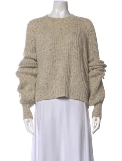 Pre-owned Doen Alpaca Printed Sweater In Neutrals