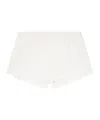 Doen Arda Broderie Anglaise Organic Cotton Shorts In White