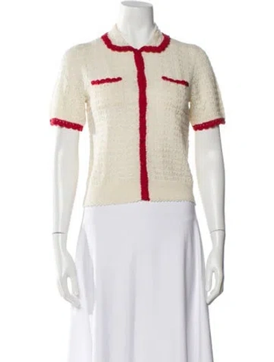 Pre-owned Doen Baby Alpaca Crew Neck Sweater In Neutral