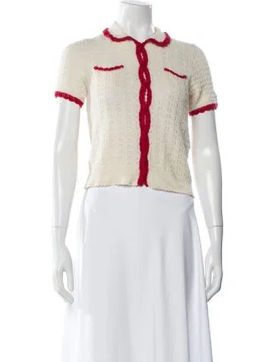 Pre-owned Doen Baby Alpaca Crew Neck Sweater In Neutral