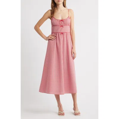 Doen Dôen Belline Check Midi Dress