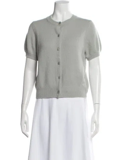 Pre-owned Doen Cashmere Crew Neck Sweater In Gray