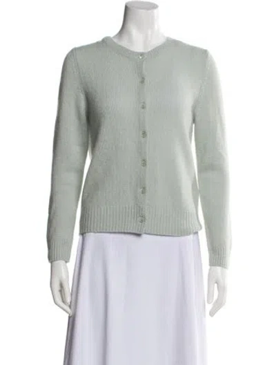 Pre-owned Doen Cashmere Crew Neck Sweater In Gray