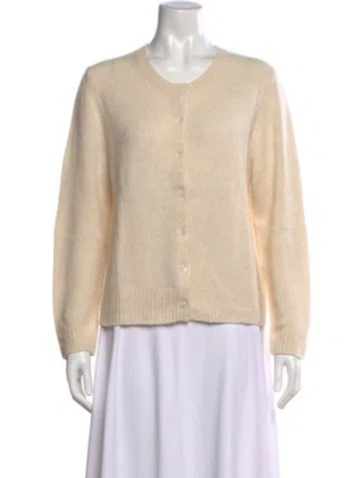 Pre-owned Doen Cashmere Crew Neck Sweater In Neutrals