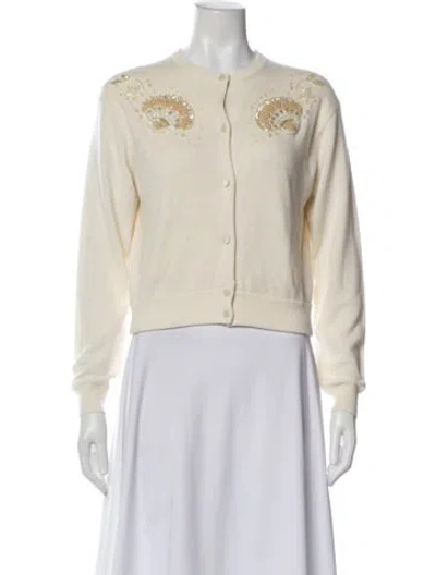 Pre-owned Doen Cashmere Crew Neck Sweater W/ Tags In Neutral