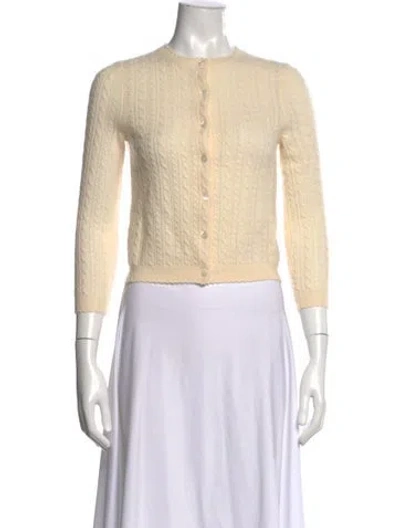Pre-owned Doen Cashmere Crew Neck Sweater W/ Tags In Neutrals