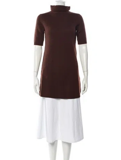 Pre-owned Doen Cashmere Mini Dress In Brown