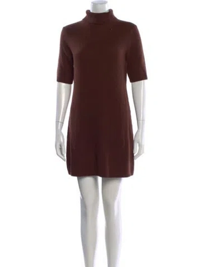 Pre-owned Doen Cashmere Mini Dress W/ Tags In Brown