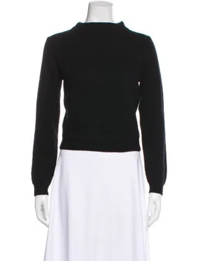 Pre-owned Doen Cashmere Mock Neck Sweater W/ Tags In Black
