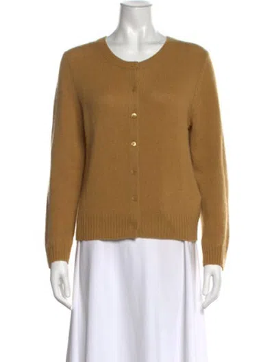 Pre-owned Doen Cashmere Open Front Sweater In Neutrals