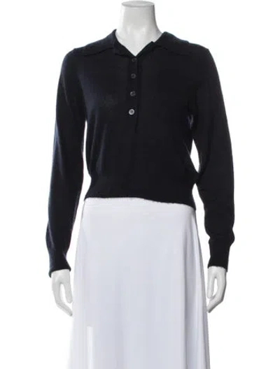 Pre-owned Doen Cashmere Sweater In Blue