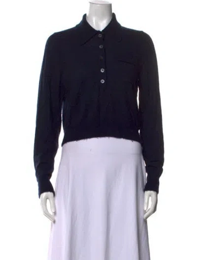 Pre-owned Doen Cashmere Sweater In Blue