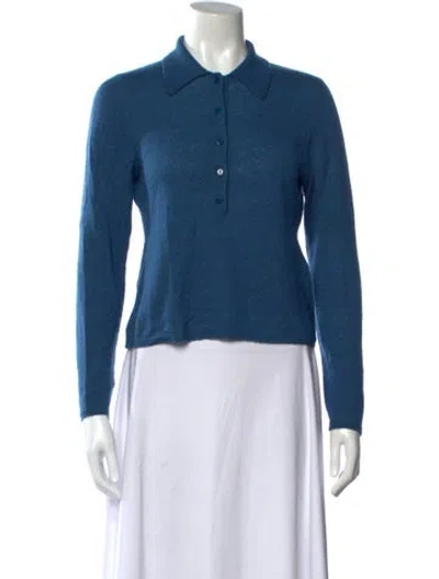 Pre-owned Doen Cashmere Sweater In Blue
