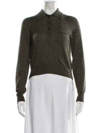 Pre-owned Doen Cashmere Sweater In Green