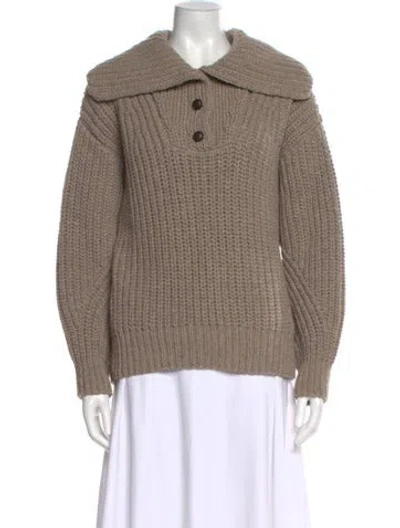 Pre-owned Doen Cashmere Sweater In Neutral