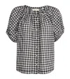 Doen Check June Blouse