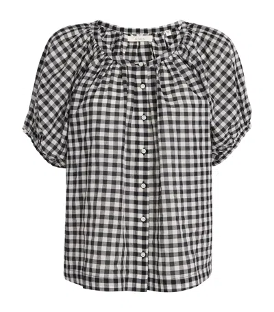 Doen Check June Blouse