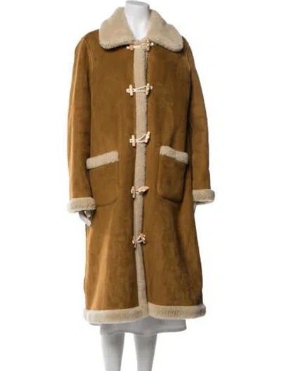 Pre-owned Doen Coat In Neutrals
