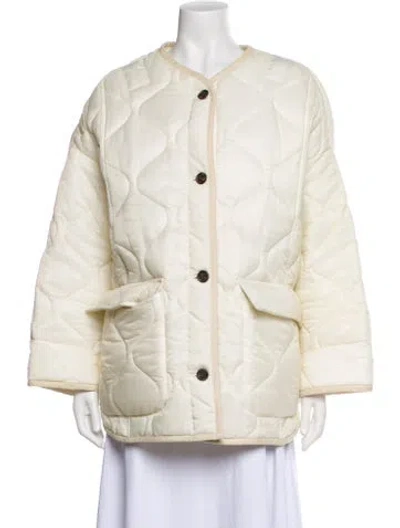 Pre-owned Doen Coat In White