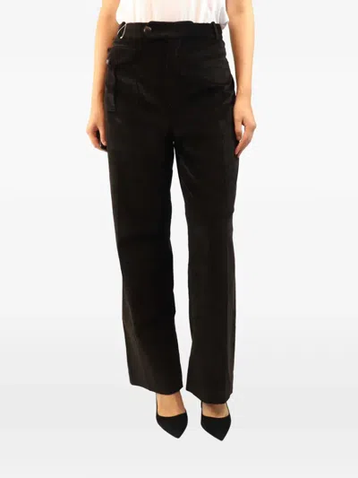 Pre-owned Doen Corduroy Trousers In Brown