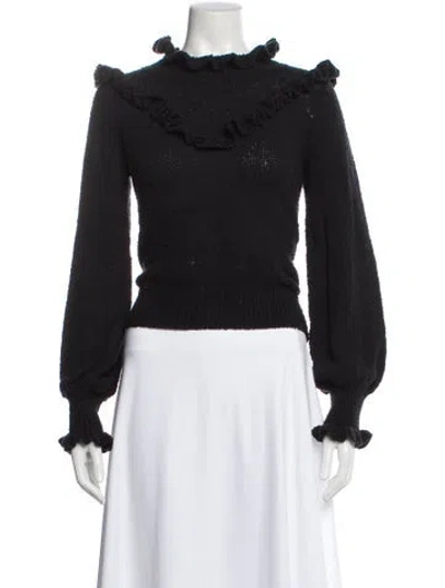 Pre-owned Doen Cowl Neck Sweater In Gray