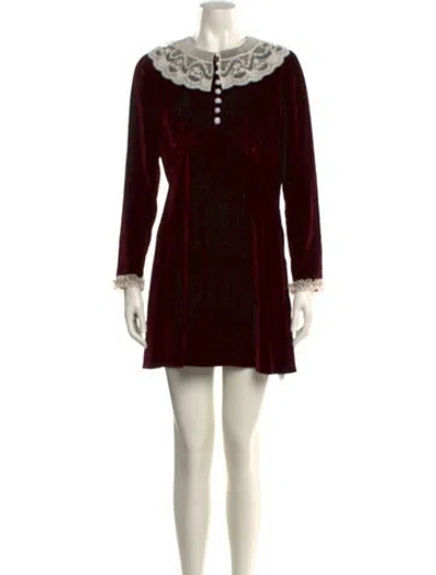 Pre-owned Doen Crew Neck Mini Dress W/ Tags In Black