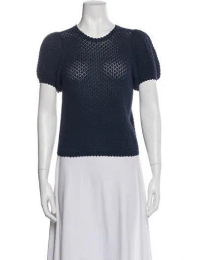 Pre-owned Doen Crew Neck Short Sleeve Top In Multi